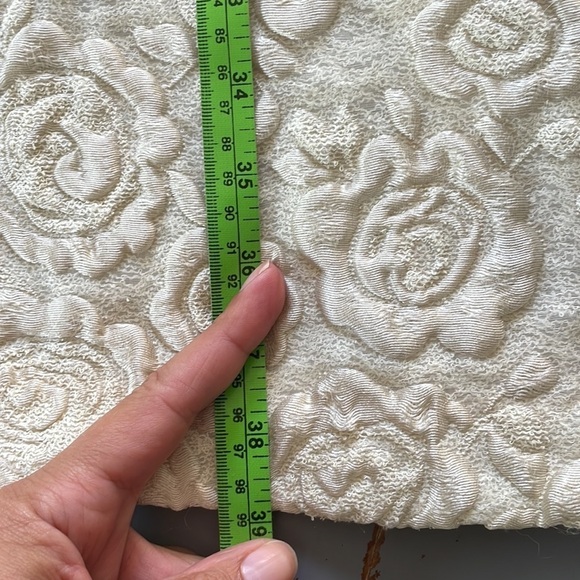 CO Creamy Metallic Jacquard Shift Dress - Picture 12 of 13